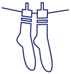 Our staff will instruct you in cleaning/drying up what you can.